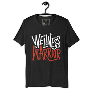Wellness Warrior White/Red Unisex t-shirt