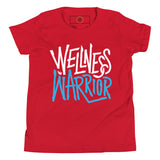 Wellness Warrior White/Blue Youth Short Sleeve T-Shirt